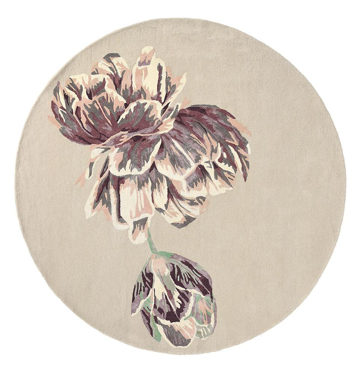 Ted Baker Tranquility Round Beige 56001 Rug