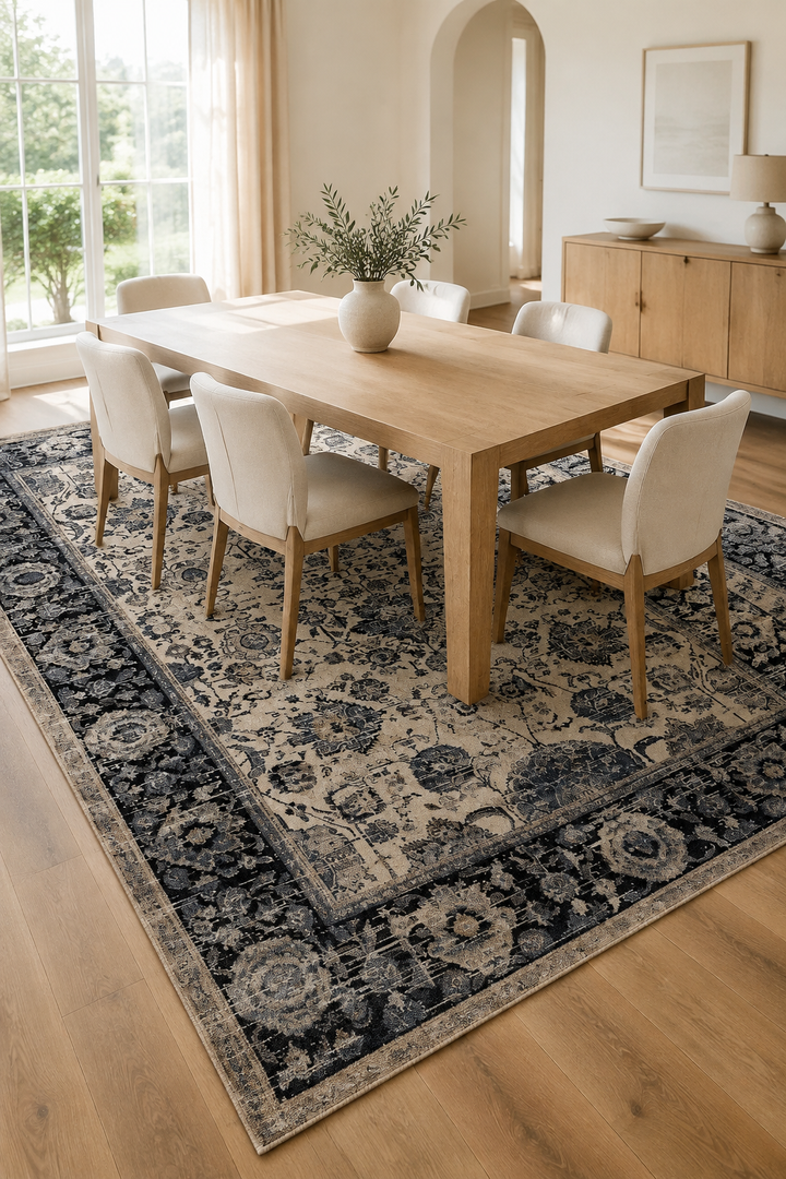 Renaissance Cream Blue Rug