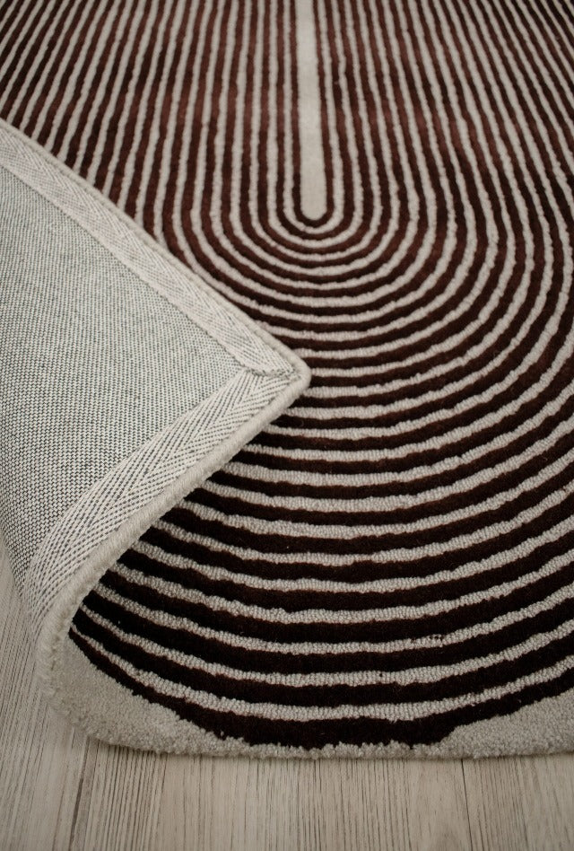 Viper Currant Rug | Burgundy - Enquire now for availability