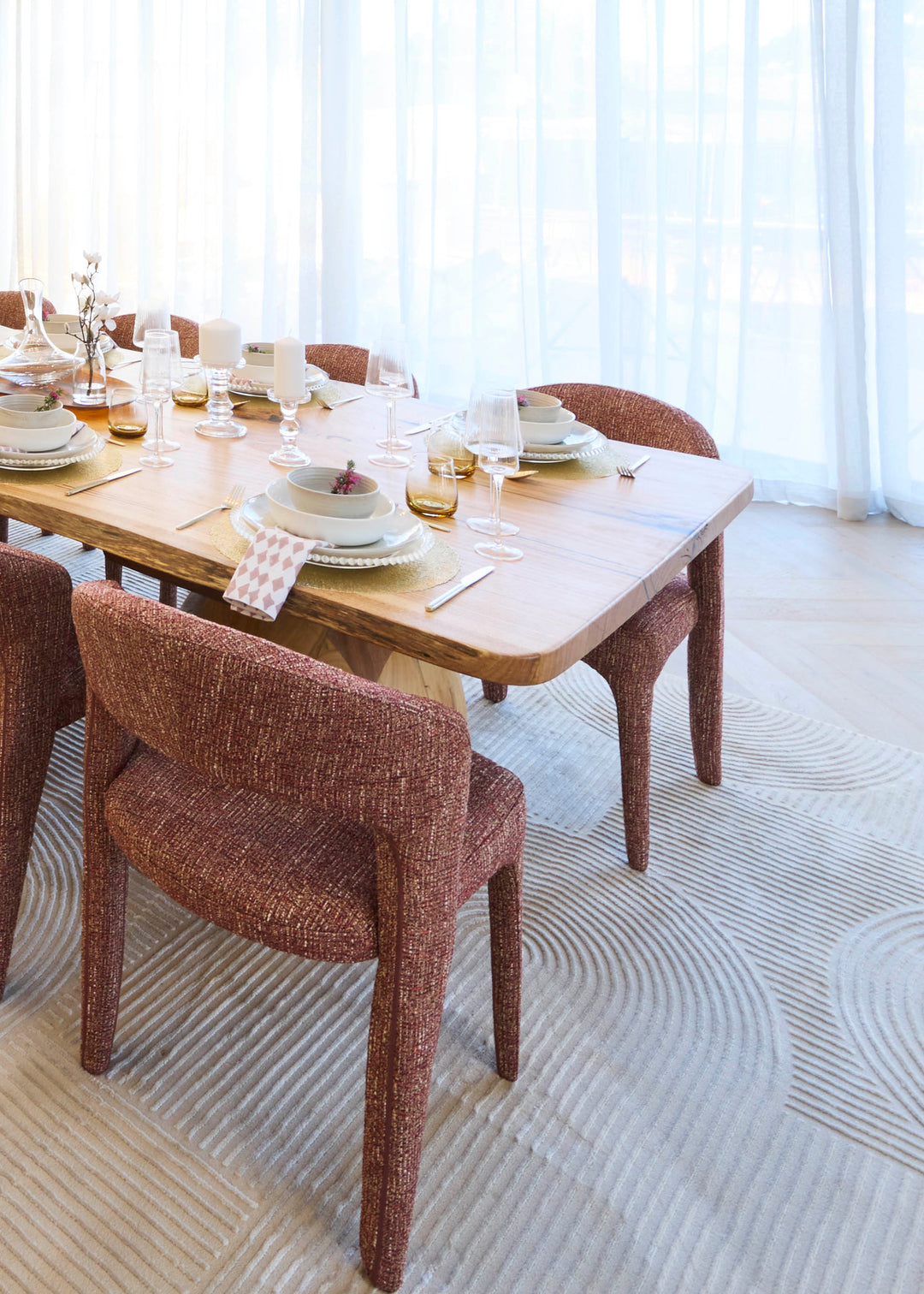 Darren Palmer Raking Linen Rug