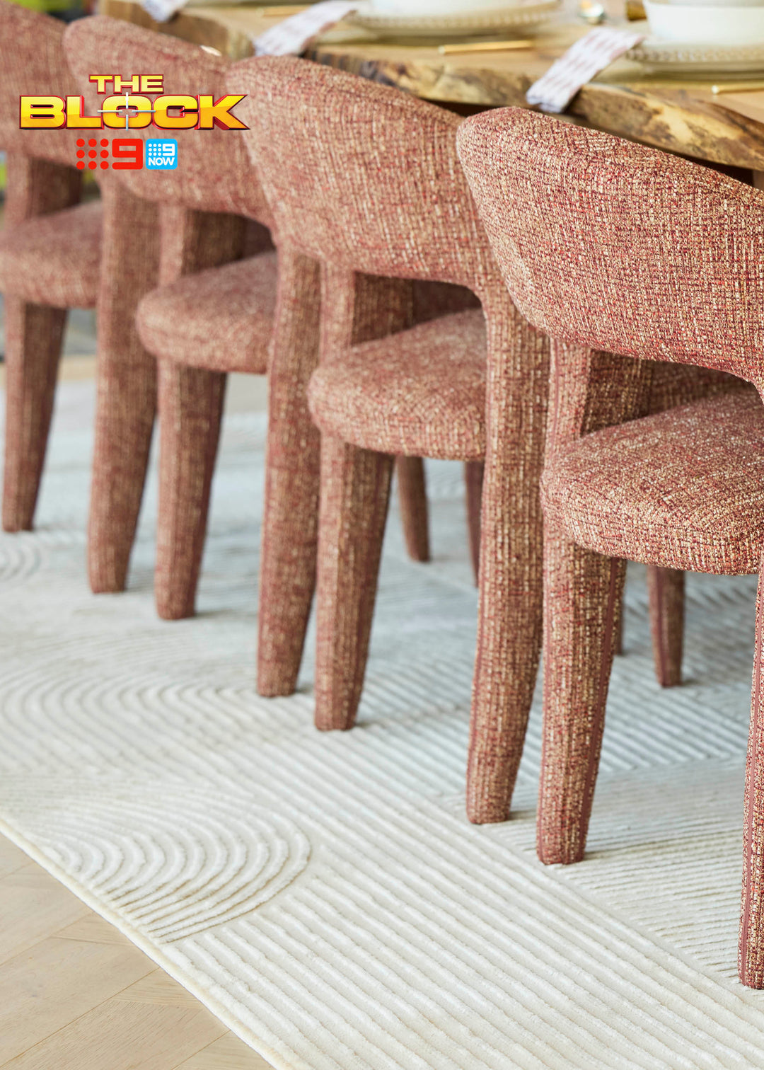 Darren Palmer Raking Linen Rug