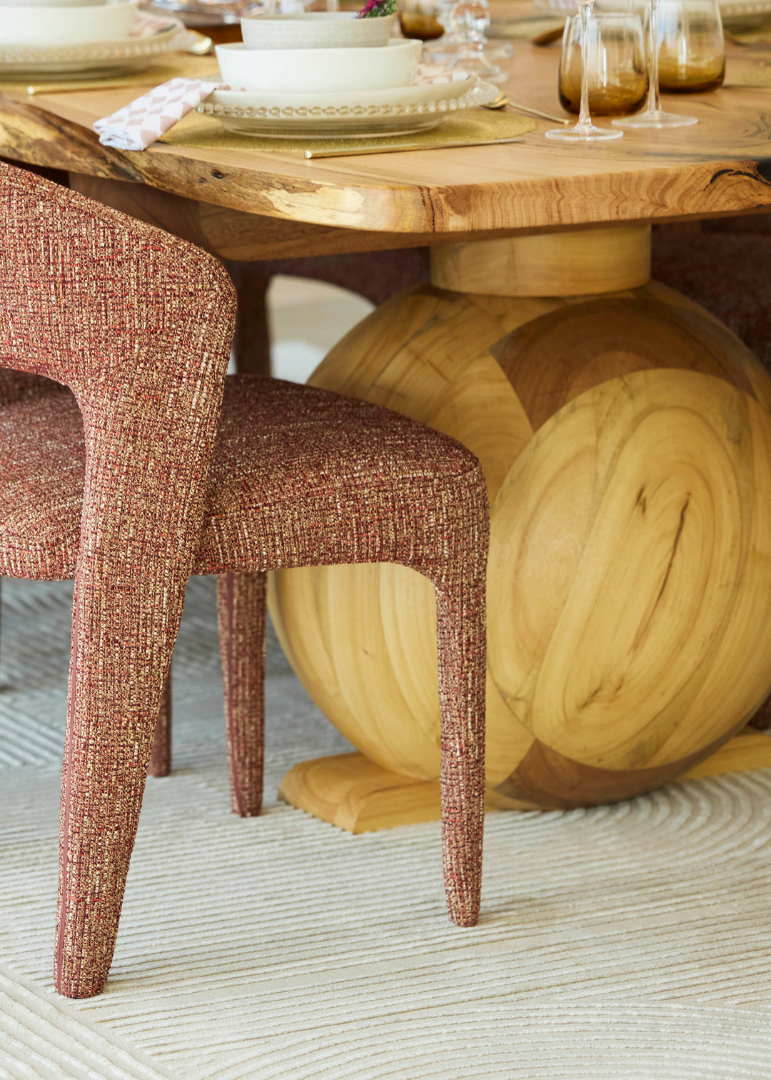 Darren Palmer Raking Linen Rug