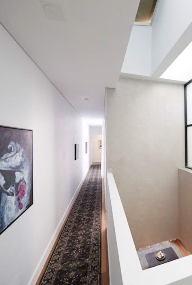 Antalya Charcoal Hall Runner | Custom cut length x 80cm wide | $59 per metre