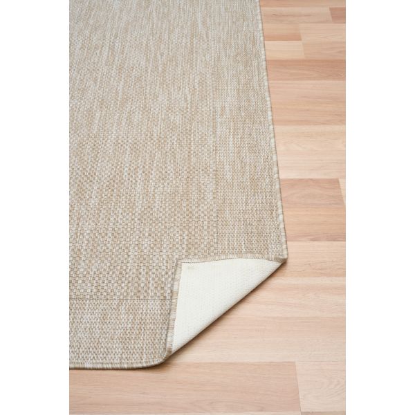 Tazman Sand Rubber Back Rug