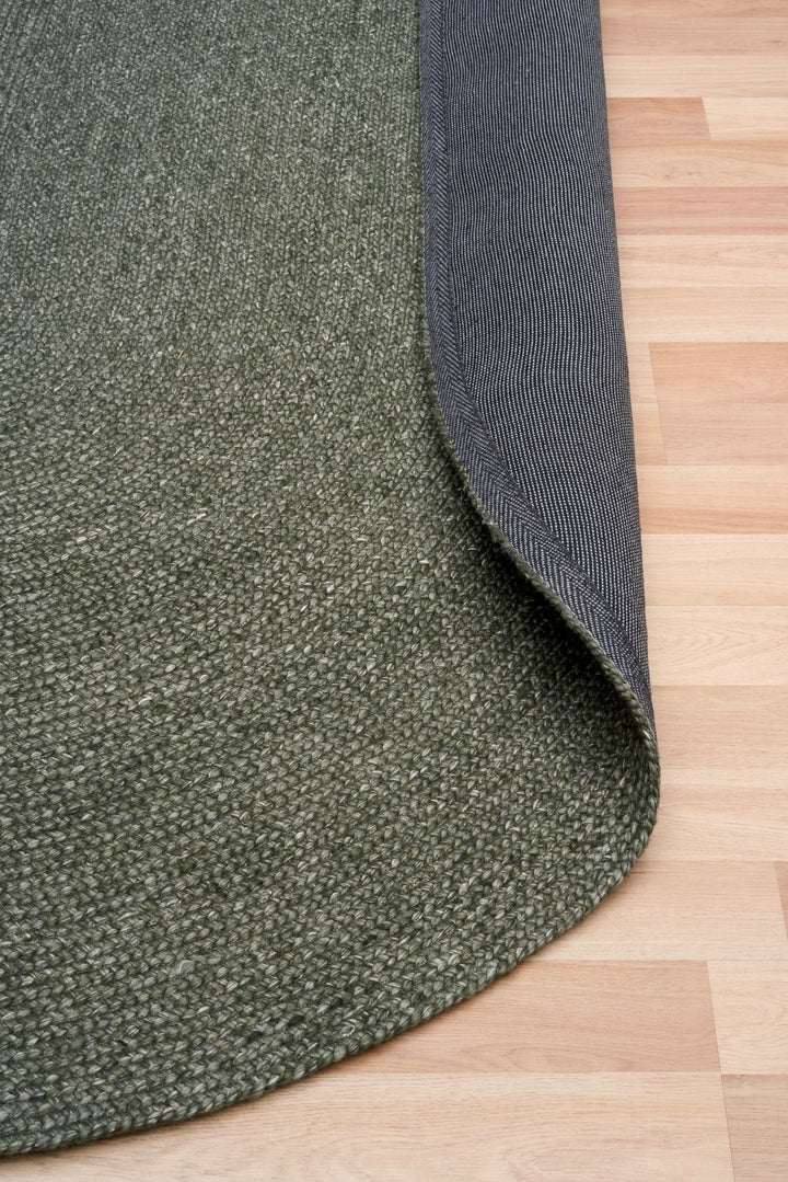 Cora Oval Rug | Olive