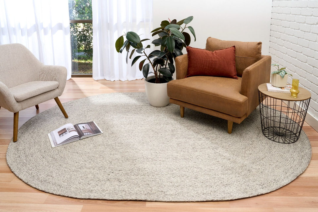 Cora Oval Rug | Smoke