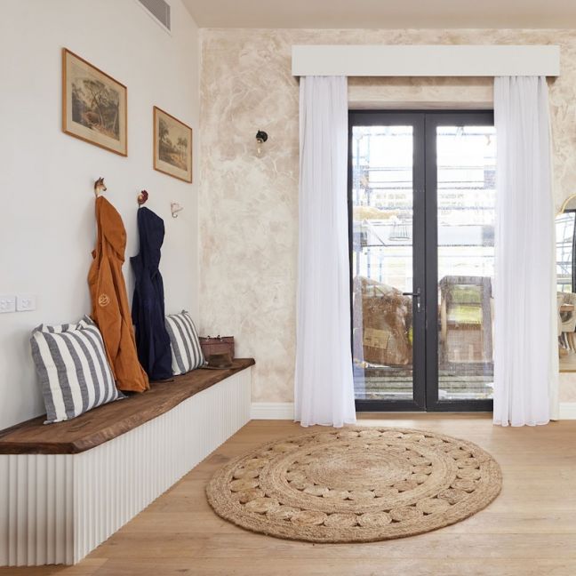 French Knot Jute Rug | Natural