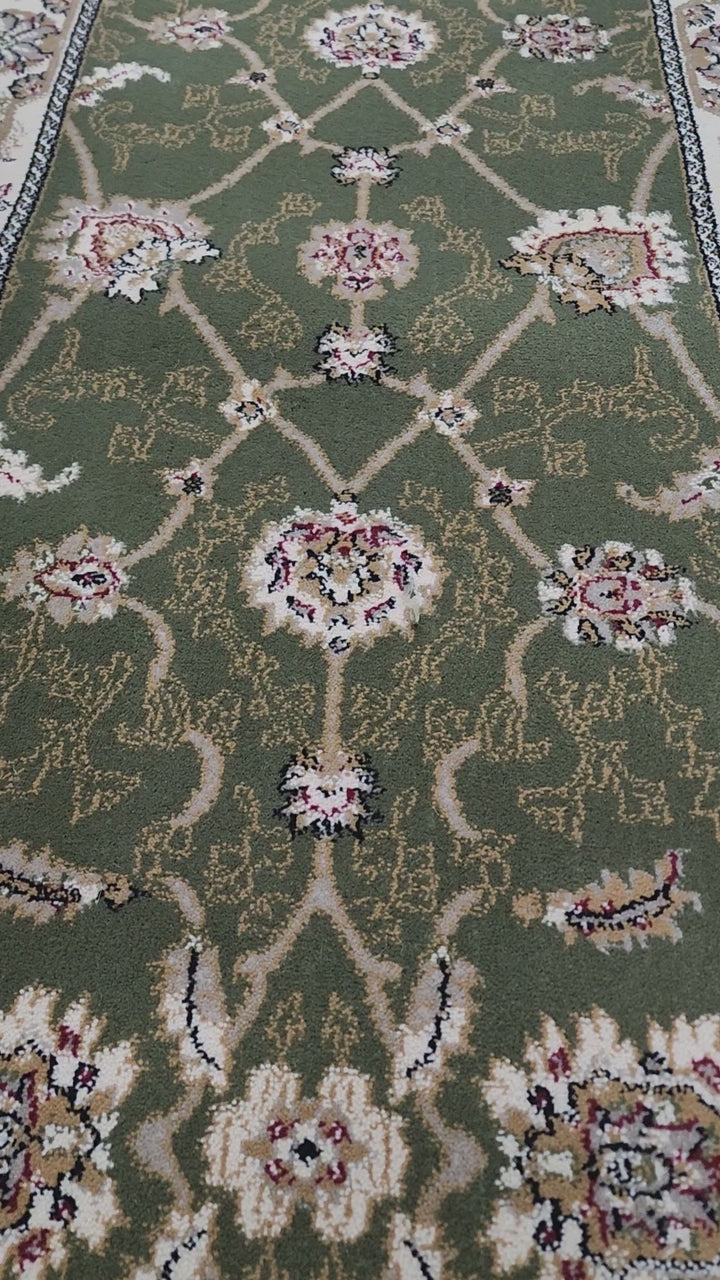 Tavarnelle Green 7210 Hall Runner | Custom Cut Length x 80cm wide | $59 per metre
