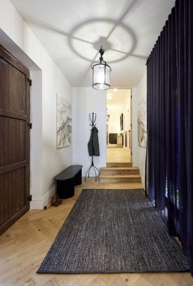 Season Stripe Rug | Charcoal