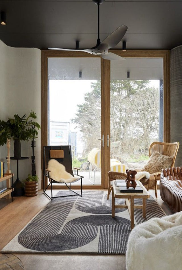 Viper Ink Rug | Grey - Enquire now for availability