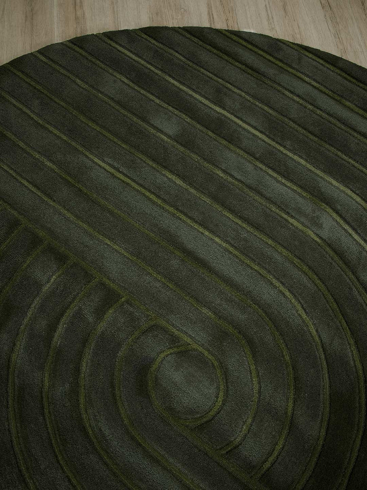 Zeus Round Rug | Mangrove
