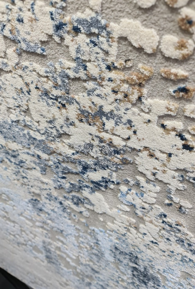 Canyon Ardennes Rug | Blue Beige Ivory Shaded