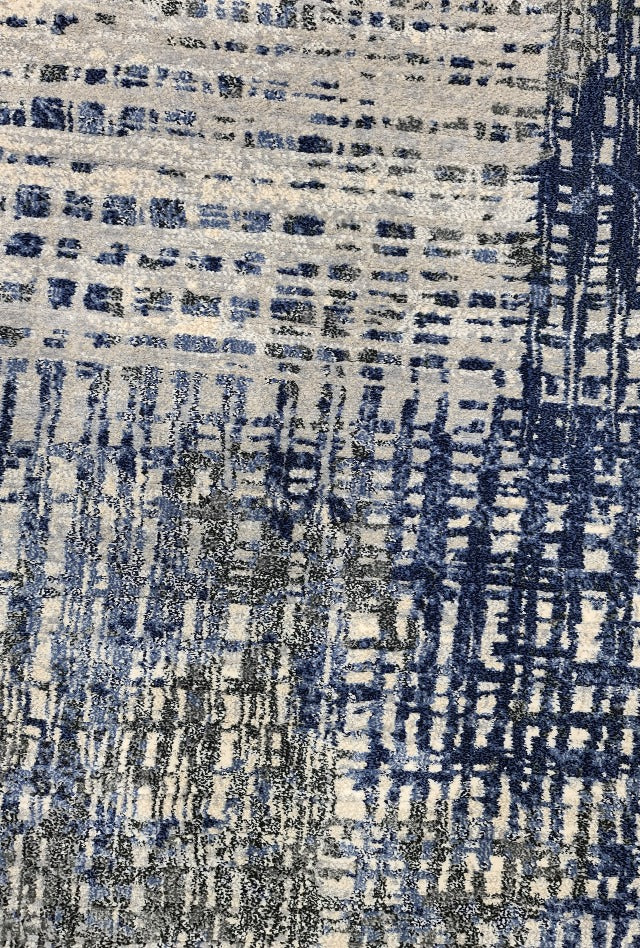 Fraser Rug | Beige Silver Blue