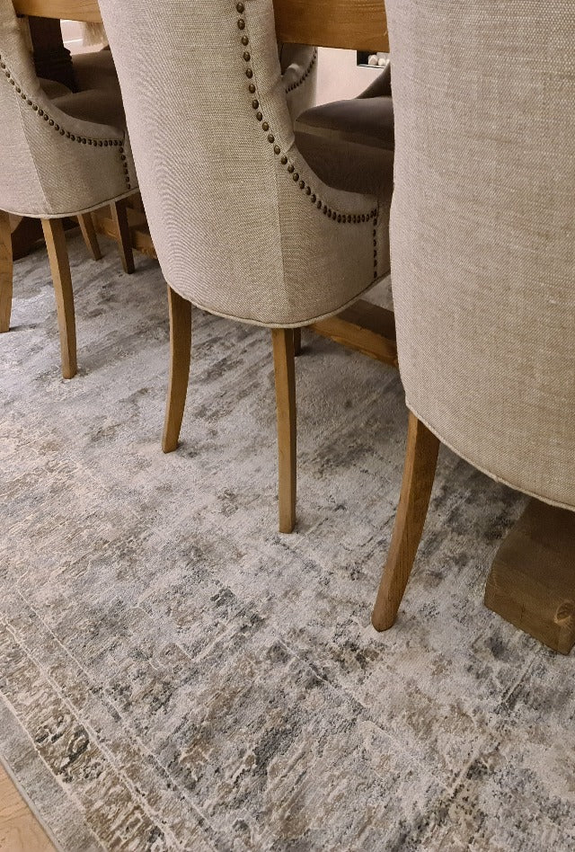 Sterya Rug | Blue Grey | Kirsty & Jessie Living Dining 2021