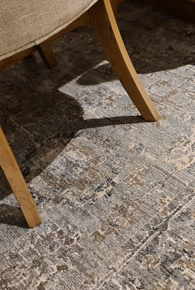 Sterya Rug | Blue Grey | Kirsty & Jessie Living Dining 2021