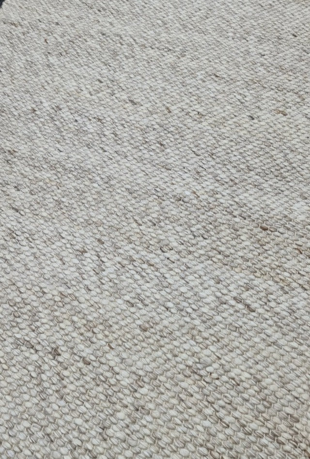 Dropletts Off White & Beige Handmade Wool Hall Runner | Custom Cut Length x 80 cm wide | $95 per metre - ETA Late Nov '25