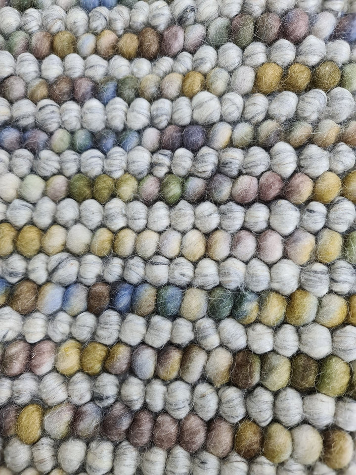 Rosetta Texture Rug | Green Multi