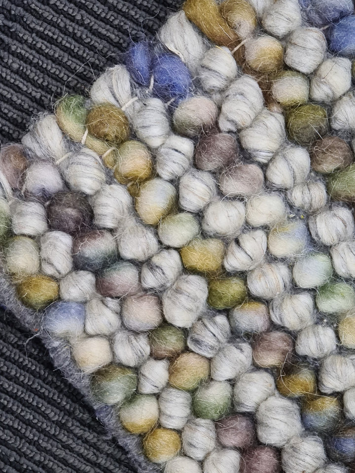 Rosetta Texture Rug | Green Multi