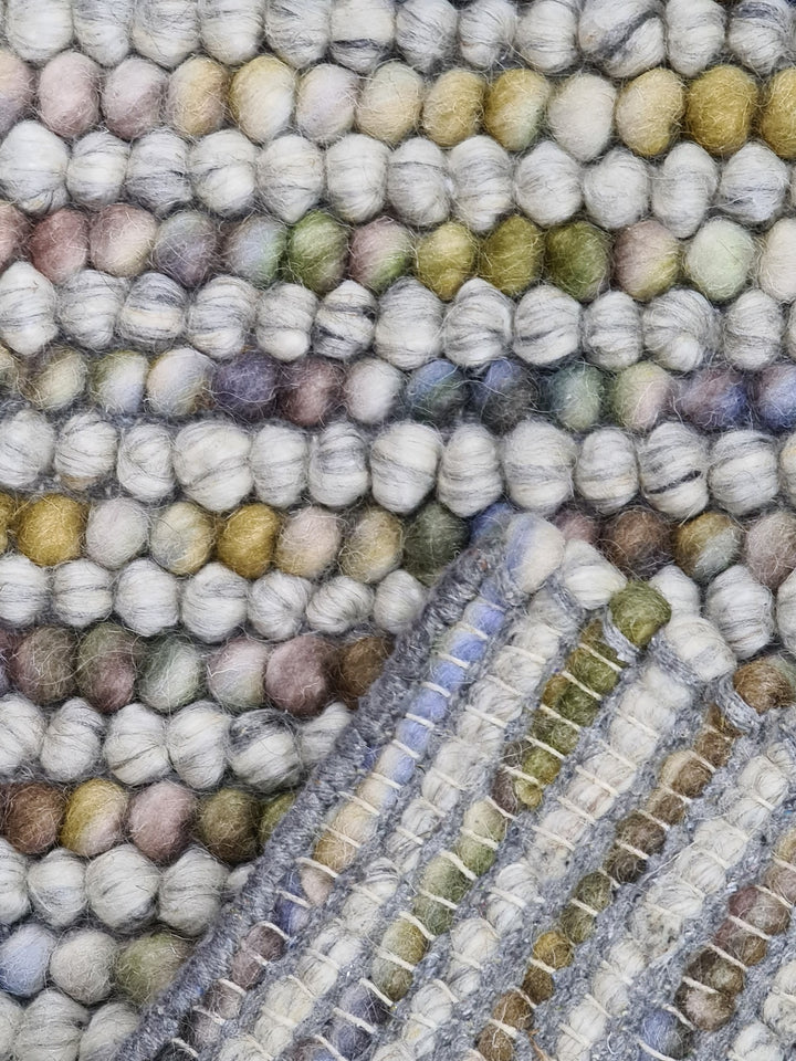 Rosetta Texture Rug | Green Multi