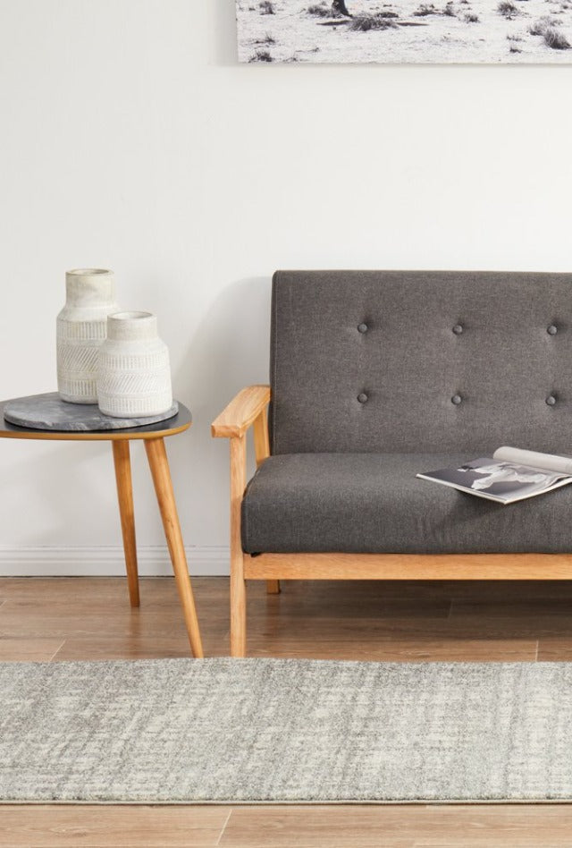 Ashley Premade Hall Runner | Silver Grey