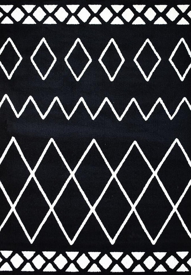 Chiapas Berber Black White Rug 63207-630