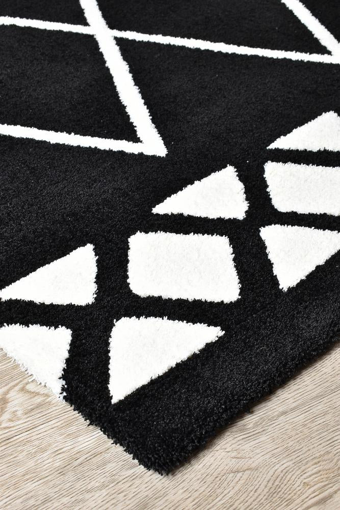 Chiapas Berber Black White Rug 63207-630