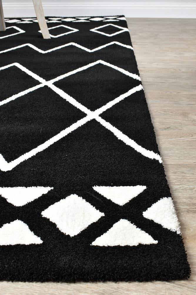 Chiapas Berber Black White Rug 63207-630