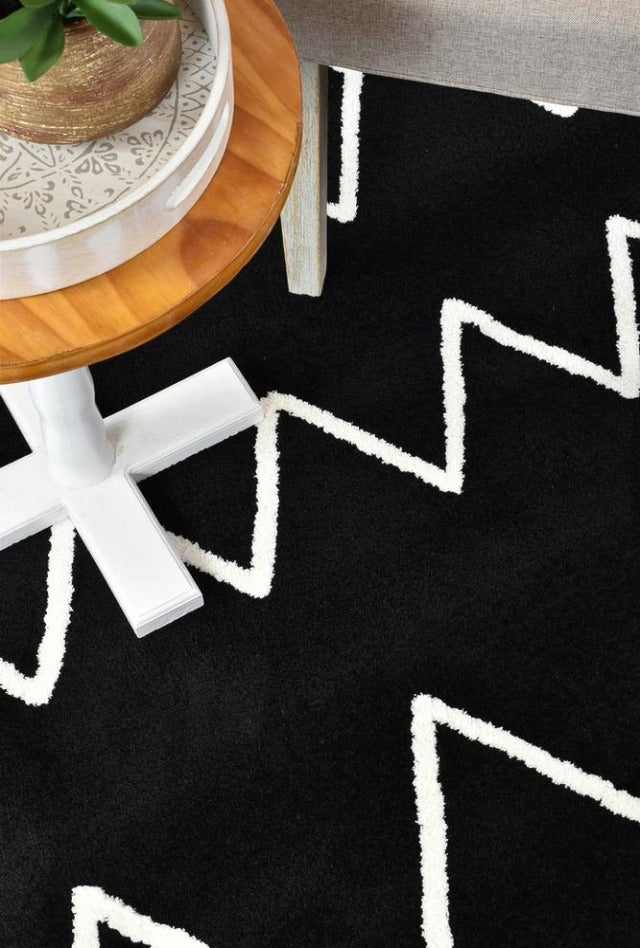 Chiapas Berber Black White Rug 63207-630