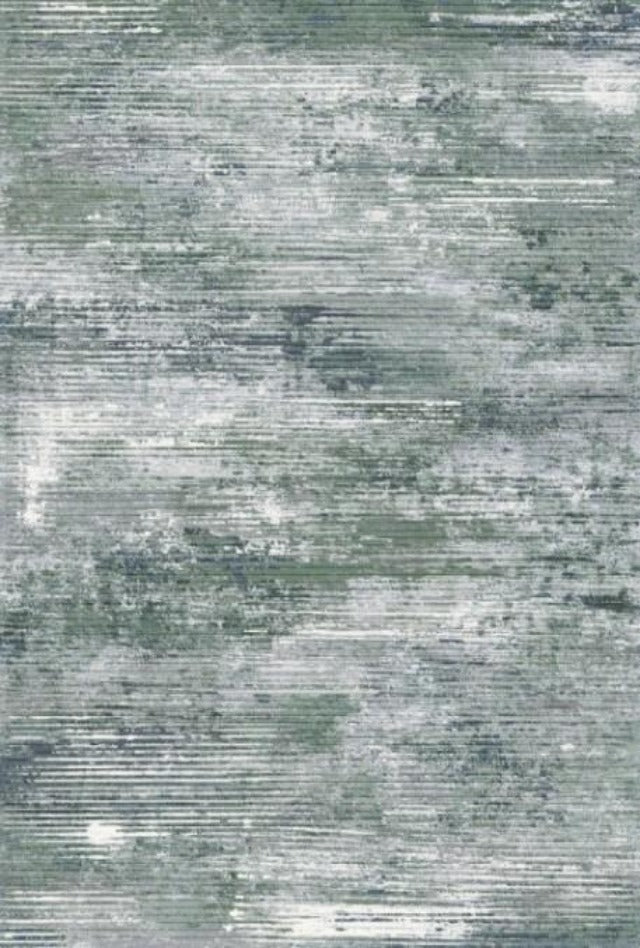 Franklin Evergreen Rug | Green Blue White
