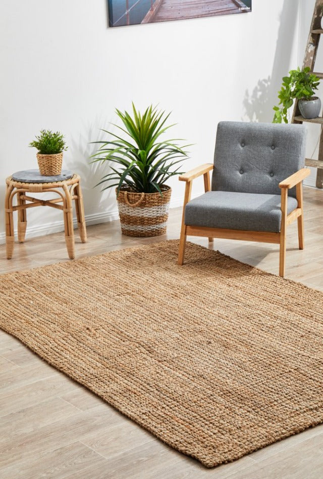 Atrium Barker Jute Rug | Natural