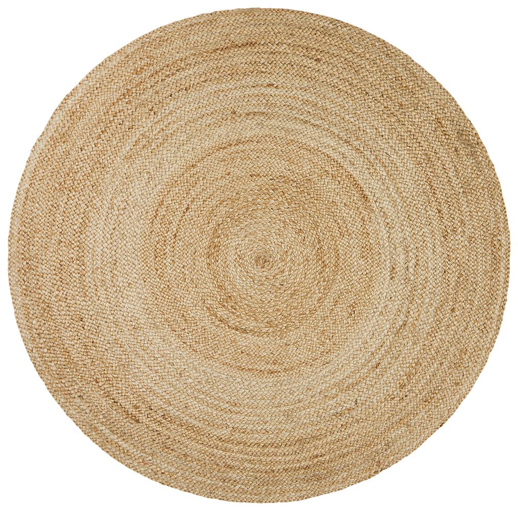 Round Jute Rug | Natural