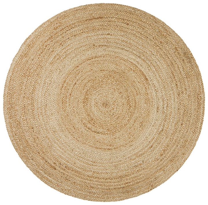 Round Jute Rug | Natural