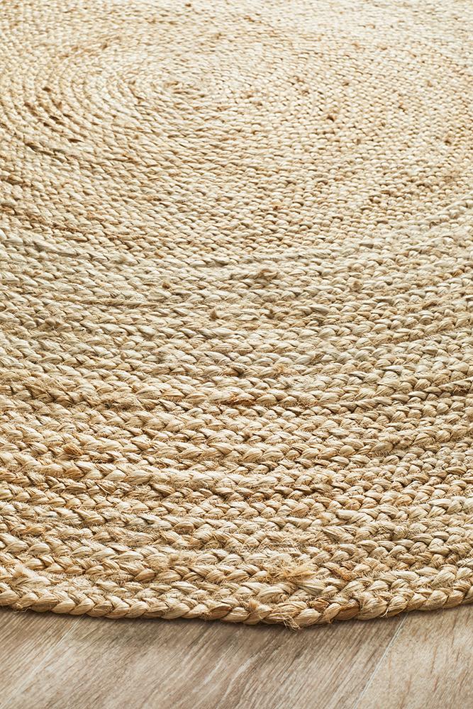 Round Jute Rug | Natural
