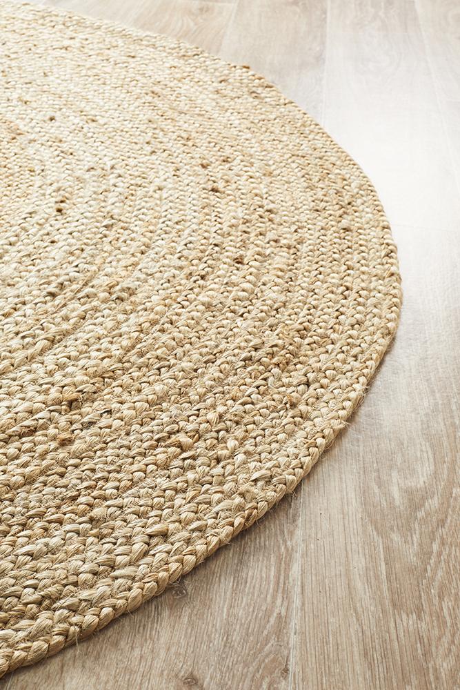 Round Jute Rug | Natural