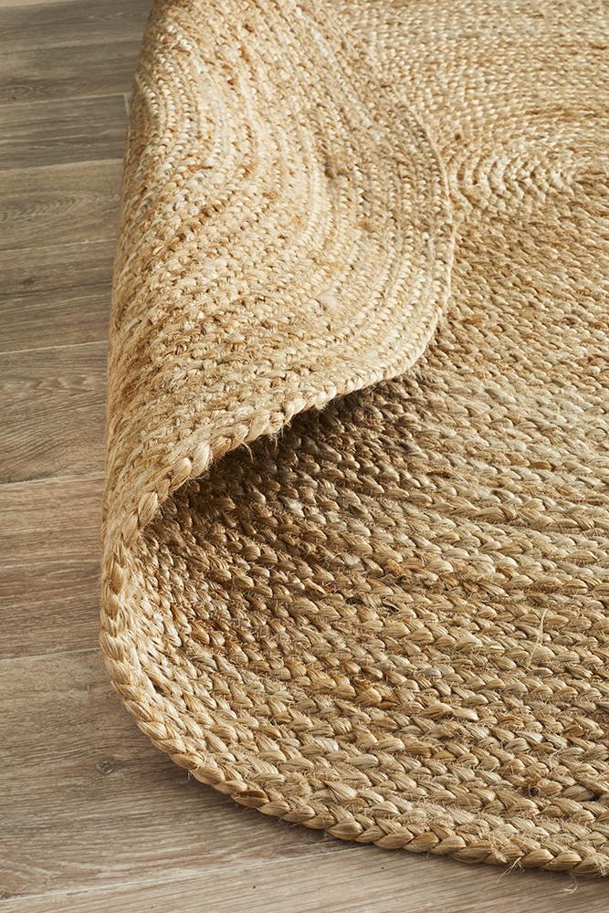 Round Jute Rug | Natural
