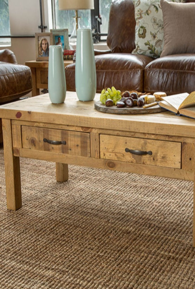 Boucle Jute Rug | Gold