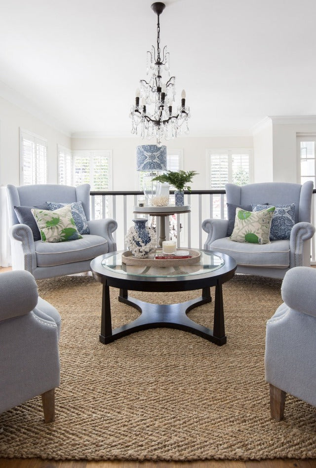 Herringbone Jute Rug | Natural Silver