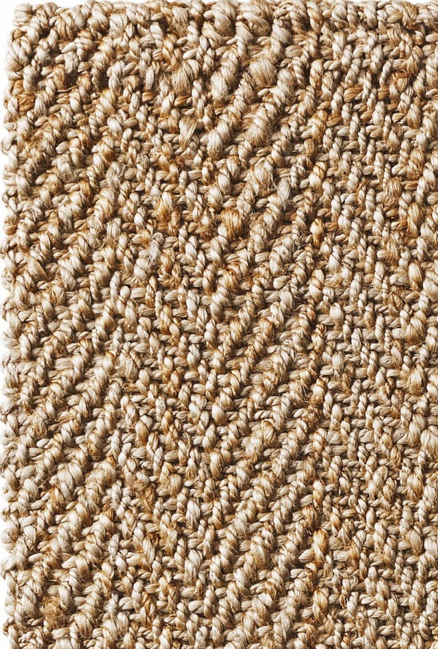 Herringbone Jute Rug | Natural Gold
