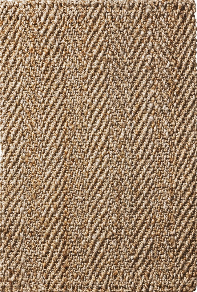 Herringbone Jute Rug | Natural Gold