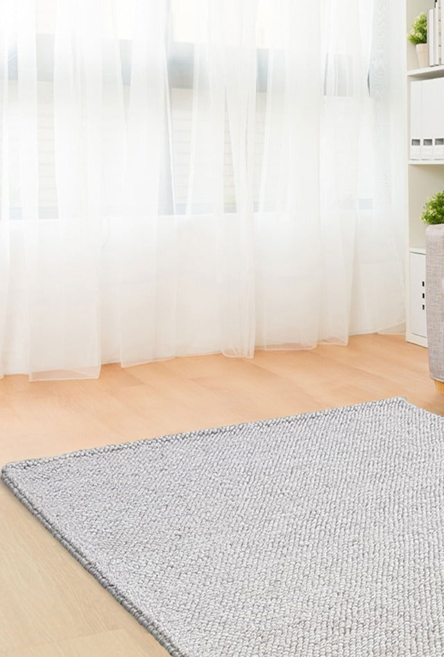 Loopy NZ Wool Rug | Marble