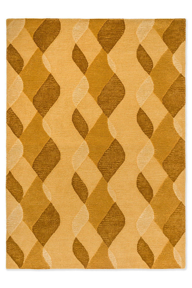 Brink & Campman Decor Riff Straw Yellow 098206 Rug
