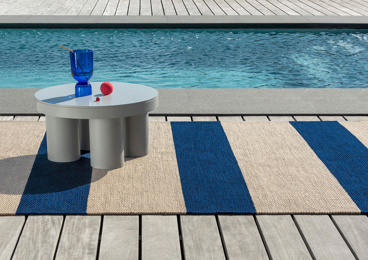 Brink & Campman Deck Electric Blue Outdoor 496708 Rug