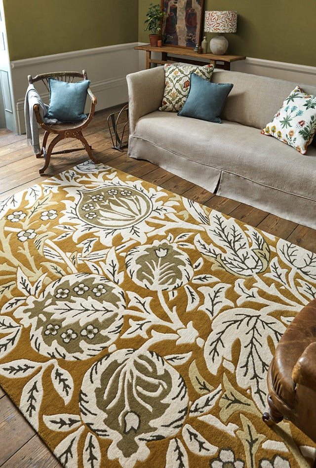 Morris & Co Elmcote Gold 127806 Rug