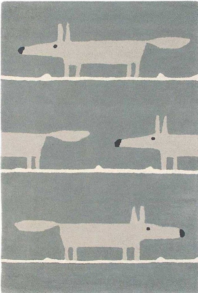 Scion Mr Fox Silver Designer Rug | by Brink & Campman
