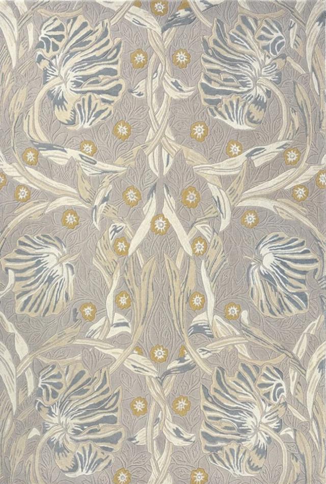 William Morris Designed Rug Wool & Viscose Blend and Hand made from the Morris & Co collection