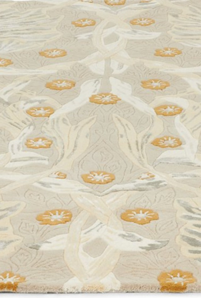 Pimpernel Linen Designer Rug | By Morris & Co