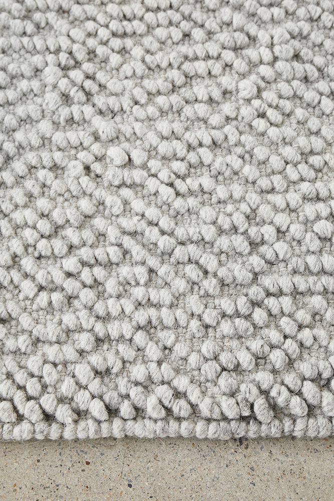 Boucle Rug | Grey