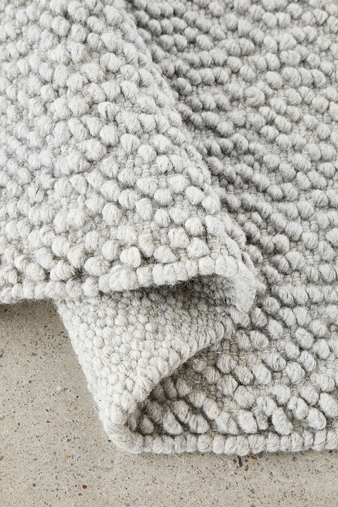 Boucle Rug | Grey