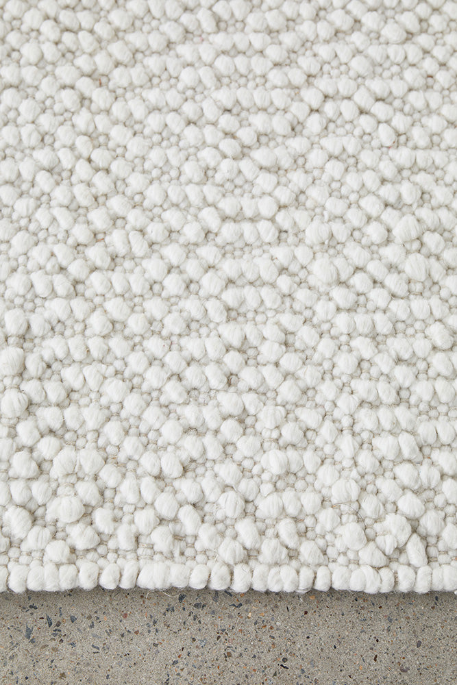 Boucle Rug | White