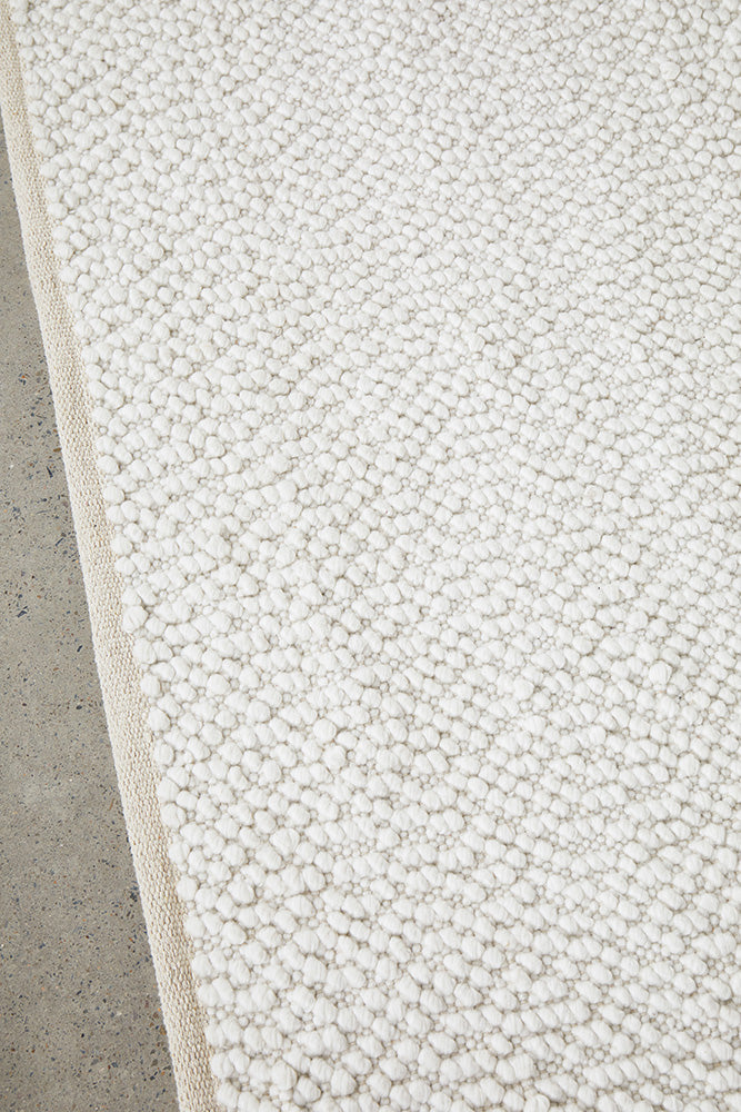 Boucle Rug | White